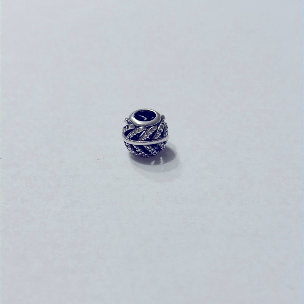 Pandora Retired Light as a Feather Charm